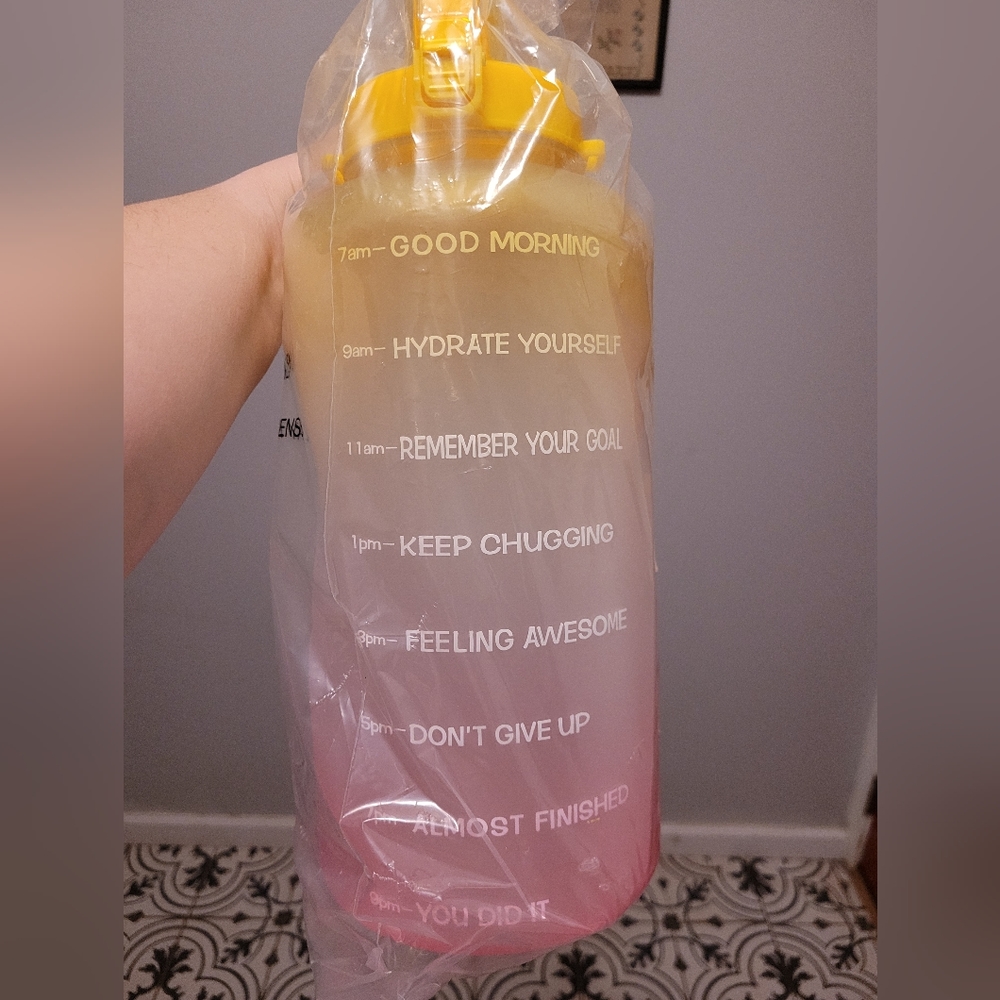 Large water bottle